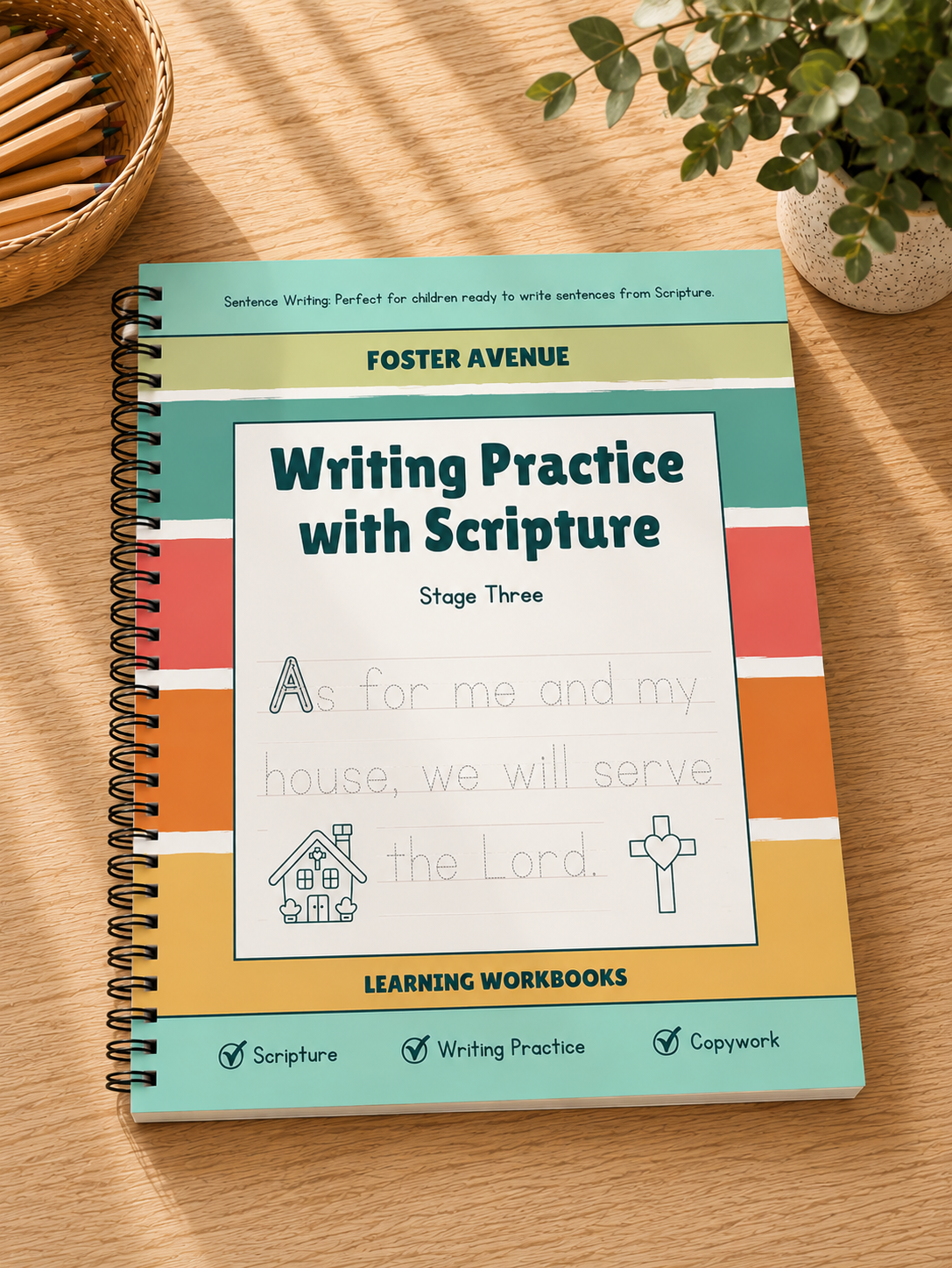 Writing Practice with Scripture Stage 3 (Sentence Writing and Copywork)